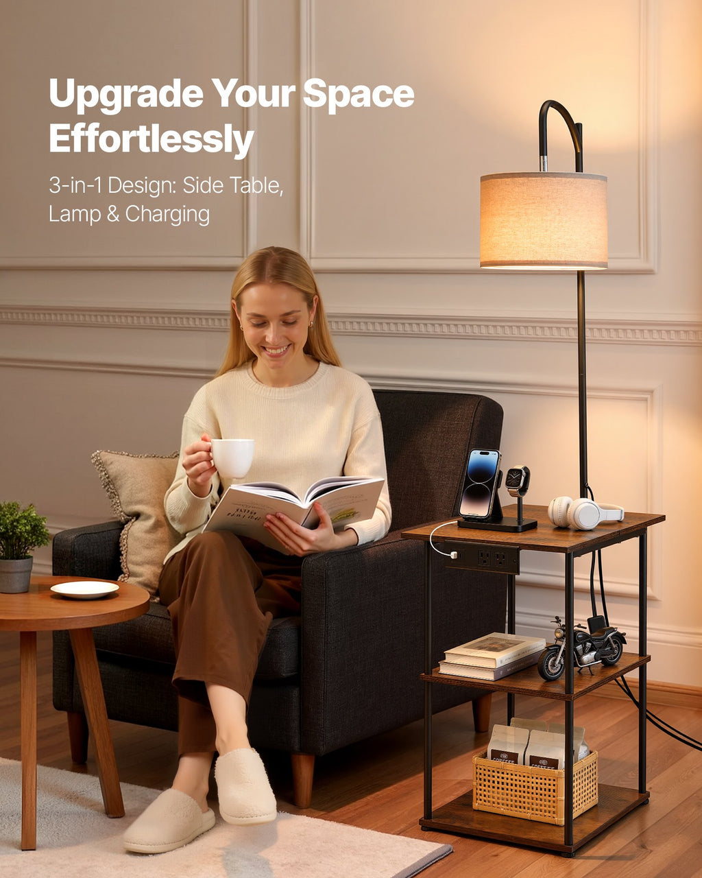 Floor Lamp With Table
