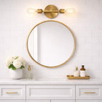 Reverie Double Lights Bathroom Wall Sconce Over Mirror Bedroom Hallway
