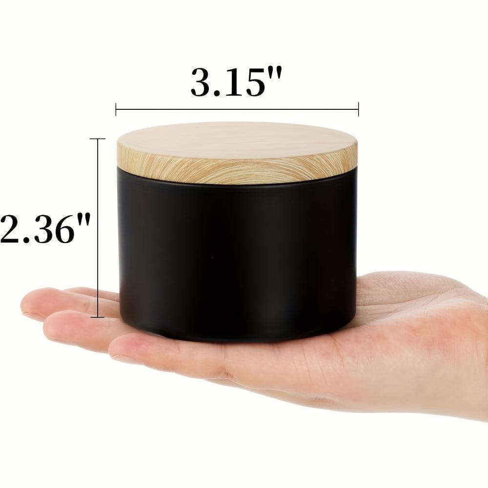 Set Of 12 Transparent Airtight Odor-Proof Candle Jars