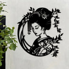CIFbuy Vintage Japanese Zen Garden Iron Wall Art For Porch Yard Patio