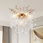 Modern Tree Branch Crystal Chandelier Luxury Gold Crystal Pendant Ligh