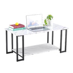 Modern Marble Coffee Table | 2-Tier Rectangular