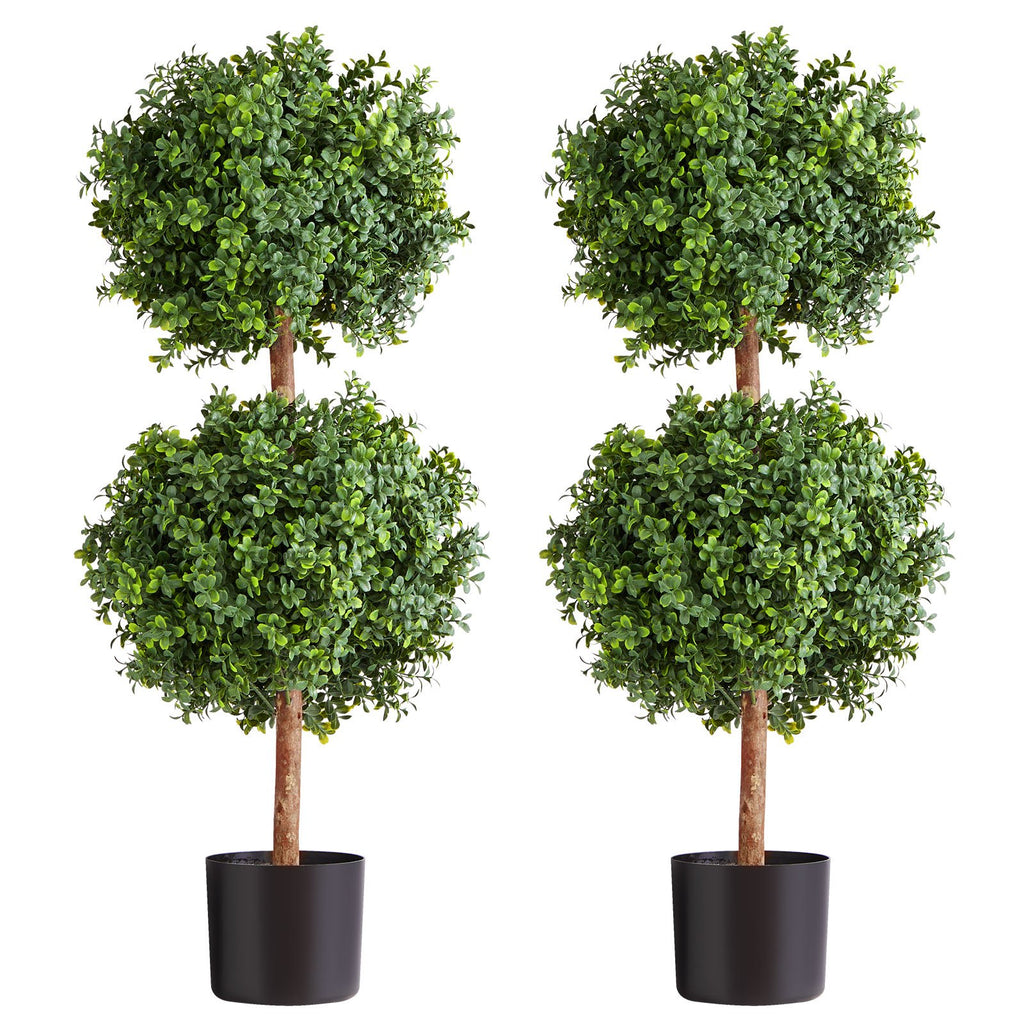 Artificial Topiary Boxwood Double Ball