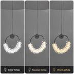 Modern Crystal Chandelier Bedside Lamp Cristal LED Hanging Bar Lightin
