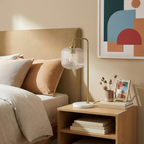 Haven Clear Glass Table Lamp With Gold Brush Metal And Marble Base