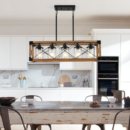 Vintage 5-Light Chandelier | Farmhouse Design
