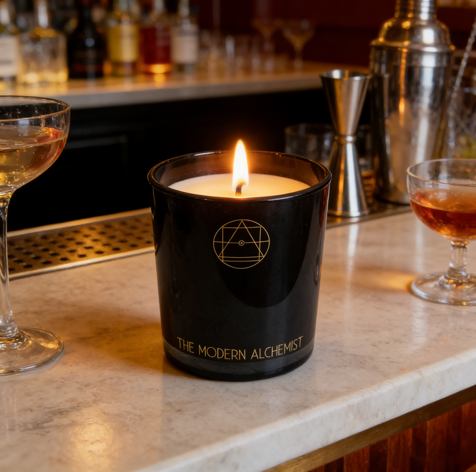 Red Wine Scented Soy Wax Candle, 300 g
