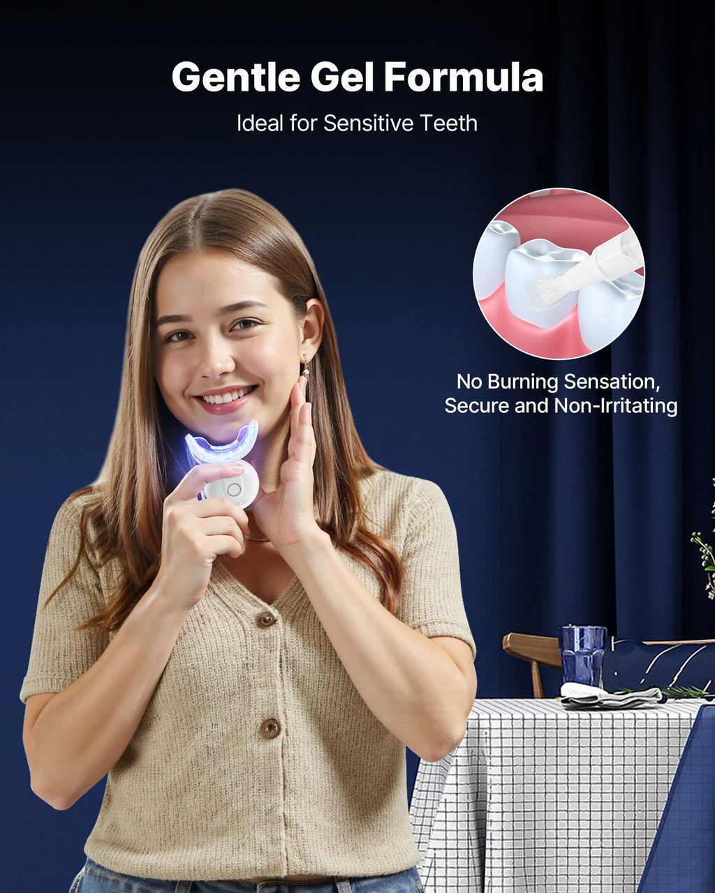 Teeth Whitening Kit With LED Light