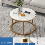 Round Coffee Table | Lift-Top Modern Design