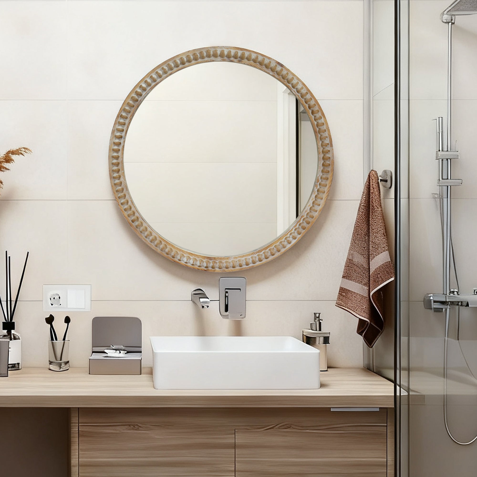 Round Decorative Wall Mirror