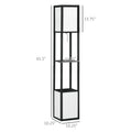 Modern Shelf Floor Lamp With Dual Ambient Light