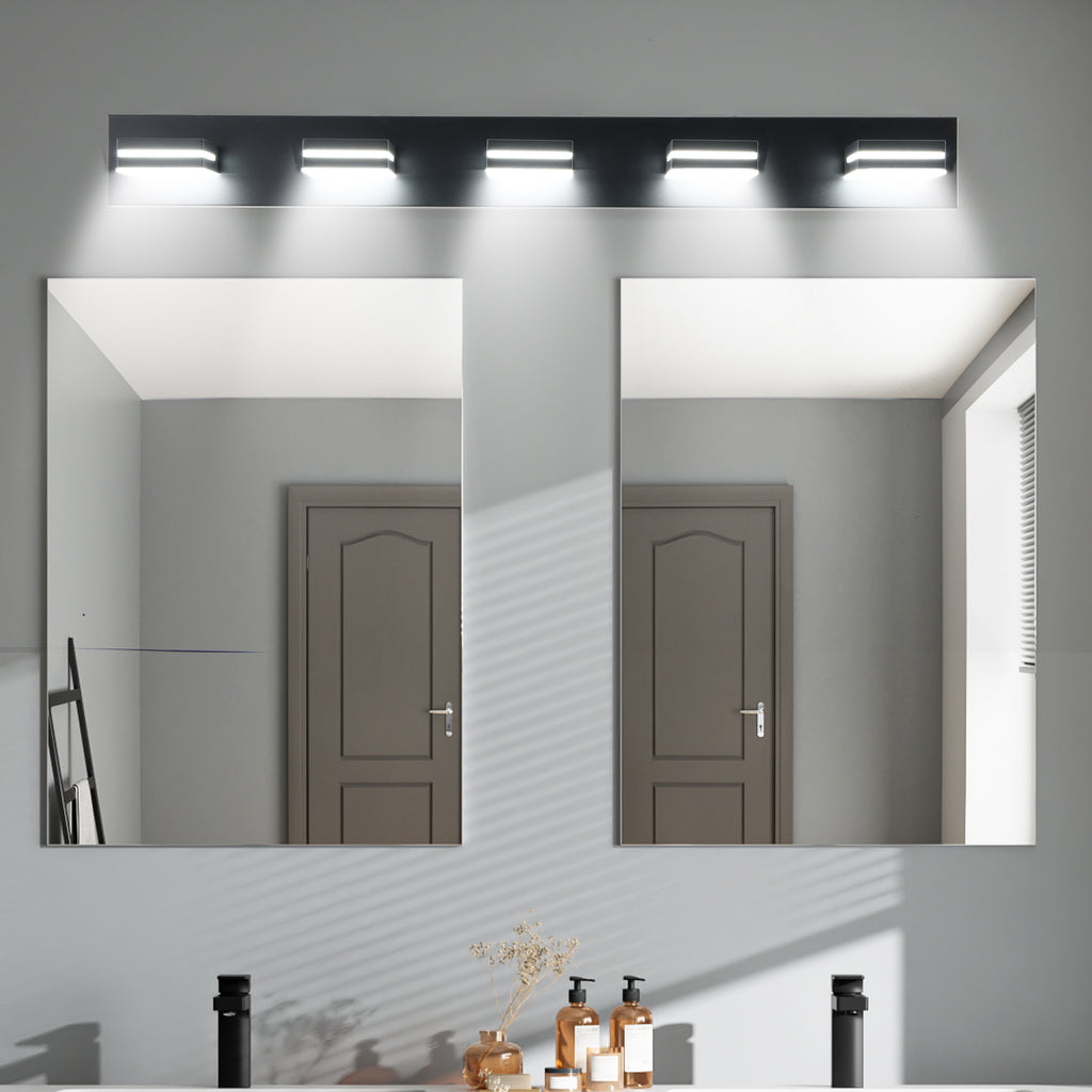 Modern Black LED Vanity Light