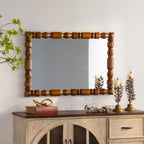 Vintage Wooden Carved Wall Mirror
