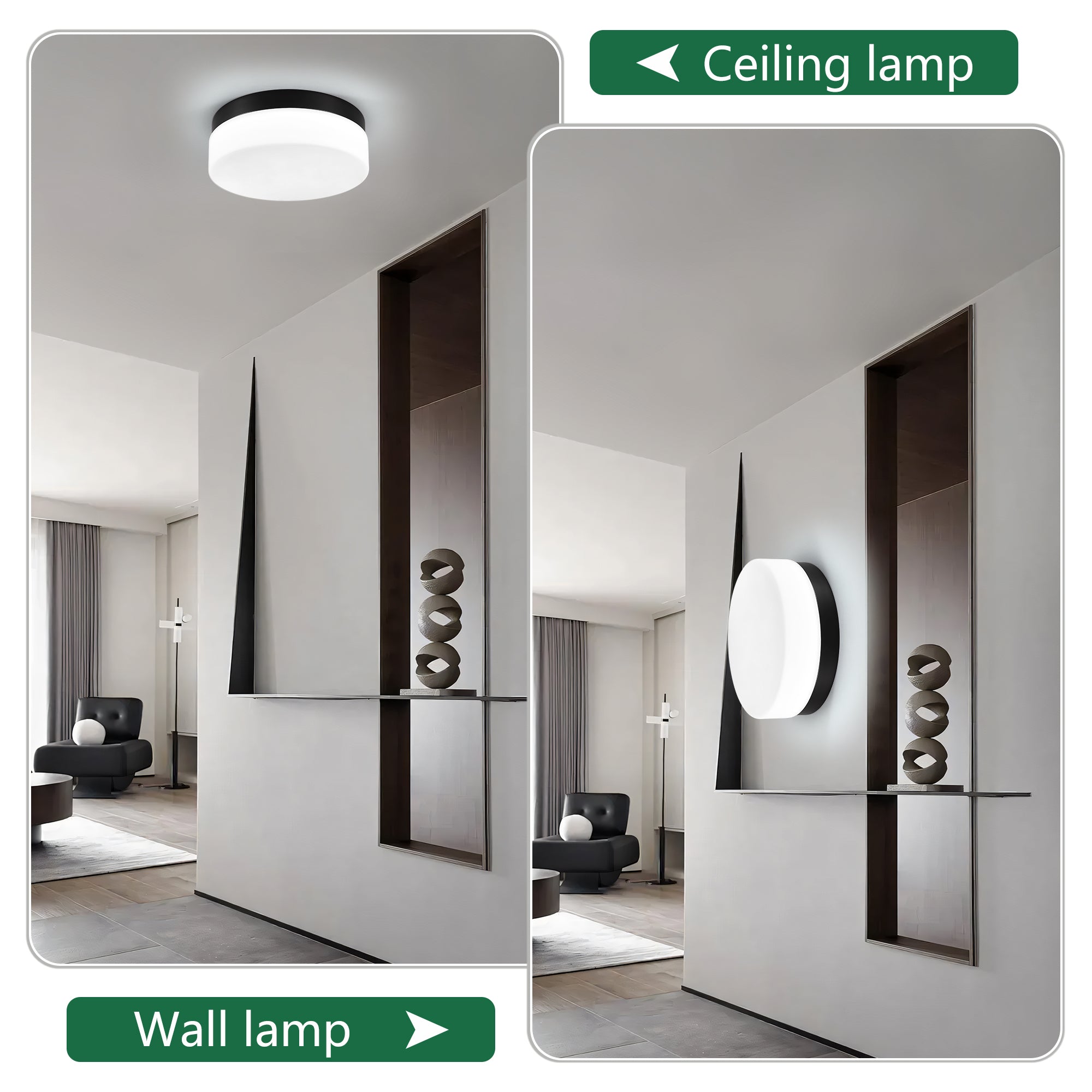 1 PACK LED Flush Mount Ceiling Light Fixture