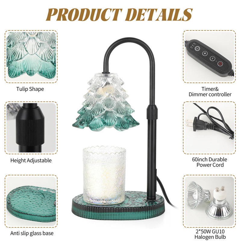 Candle Warmer Lamp With Timer & Dimmer