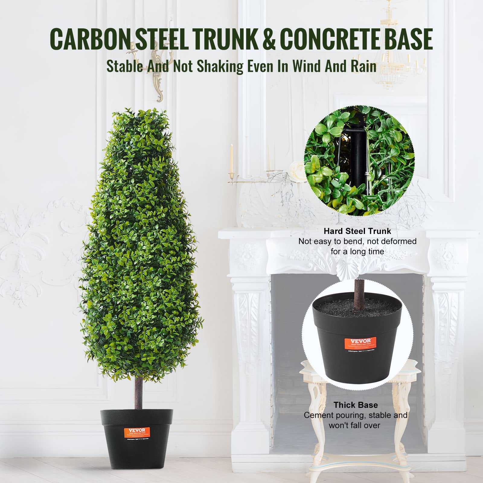 Artificial Boxwood Topiary Tree