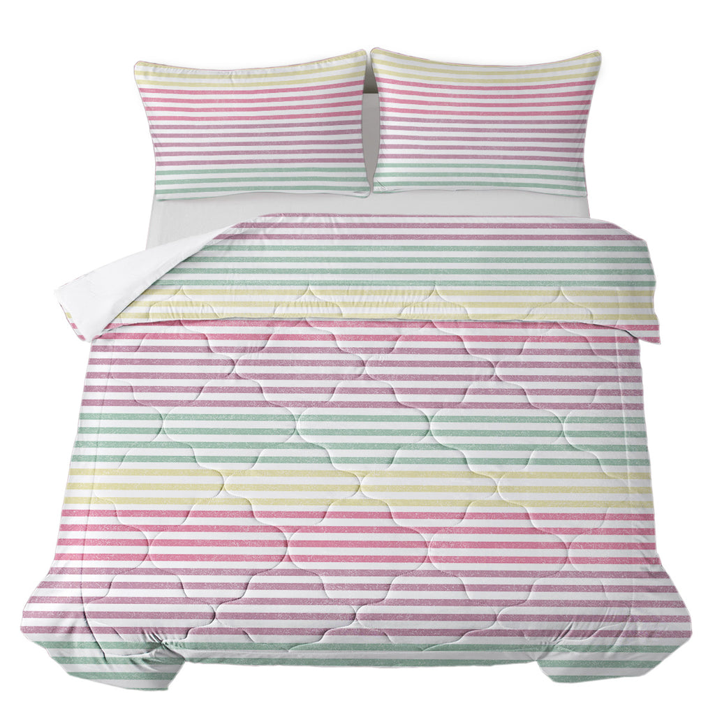 Striped Comforter Set Full Size