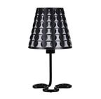 16 Traci Black Geometric Metal Table Lamp