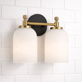 Vortex Traditional Style Two Lights Vanity Over Bathroom Mirror Wall S