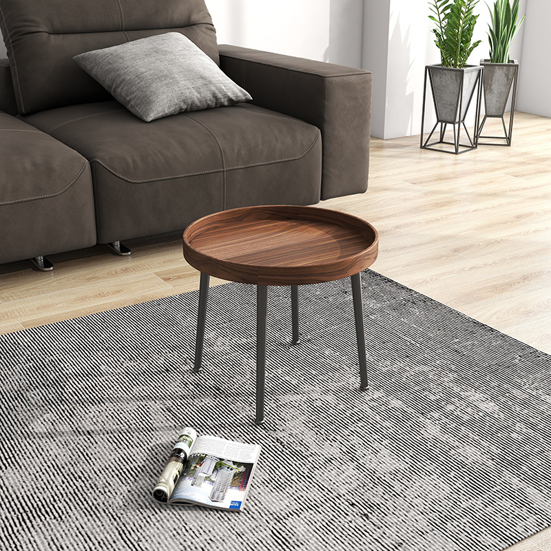 Nordic Round Coffee Table Set | Lift-Top Design