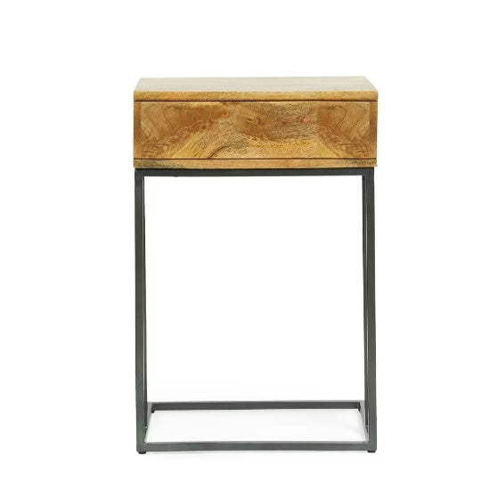 Modern C-Shaped Side Table | 2-Layer Structure