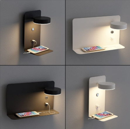USB Charging Bedside Lamp | Minimalist Design