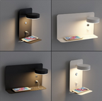 USB Charging Bedside Lamp | Minimalist Design