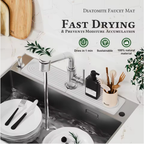 Diatomaceous Earth Sink Tray Stone Home Sink Caddy Kitchen Instant Dry
