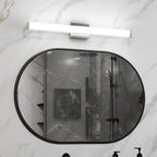 Bathroom Vanity Light Brushed Nickel Square LED 33inch 18W 6000K Cool