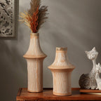 Handcrafted Eco-Mix Tall Decorative Flower Vase -Sustainable & Stylish