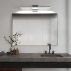Modern Bathroom Light Fixtures Dimmable LED Vanity Lights Chrome Lamps