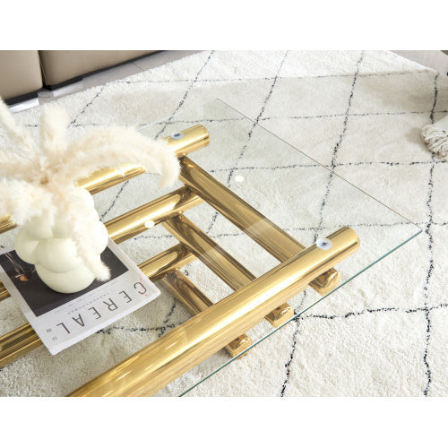 Sleek Modern Coffee Table | Two-Tier Structure