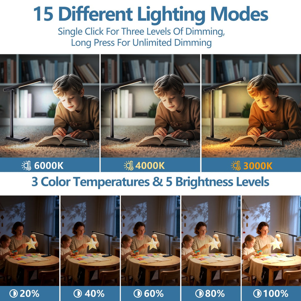 LED Desk Lamp 360 Adjustable