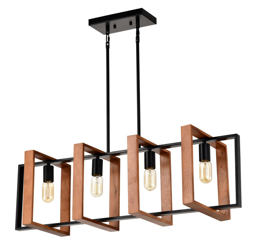 4-Light Kitchen Island Lights Pendant Light Farmhouse Dining Room Ligh