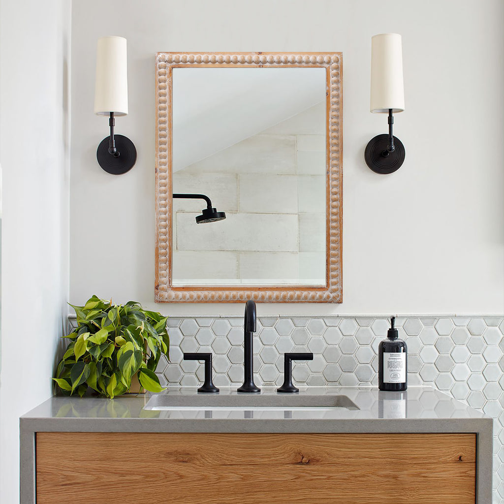 22x30 Inches Wood Framed Mirrors For Bathroom