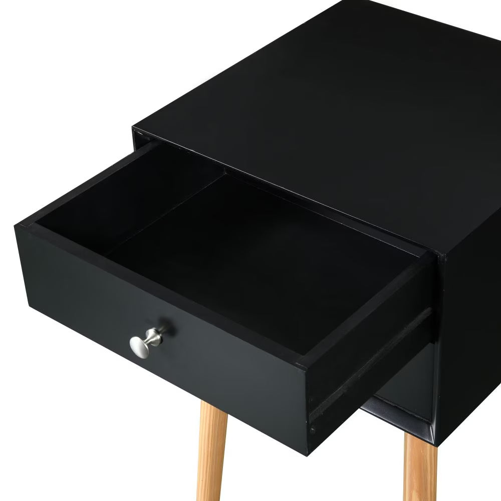 Mid-Century Side Table |  2 Drawers