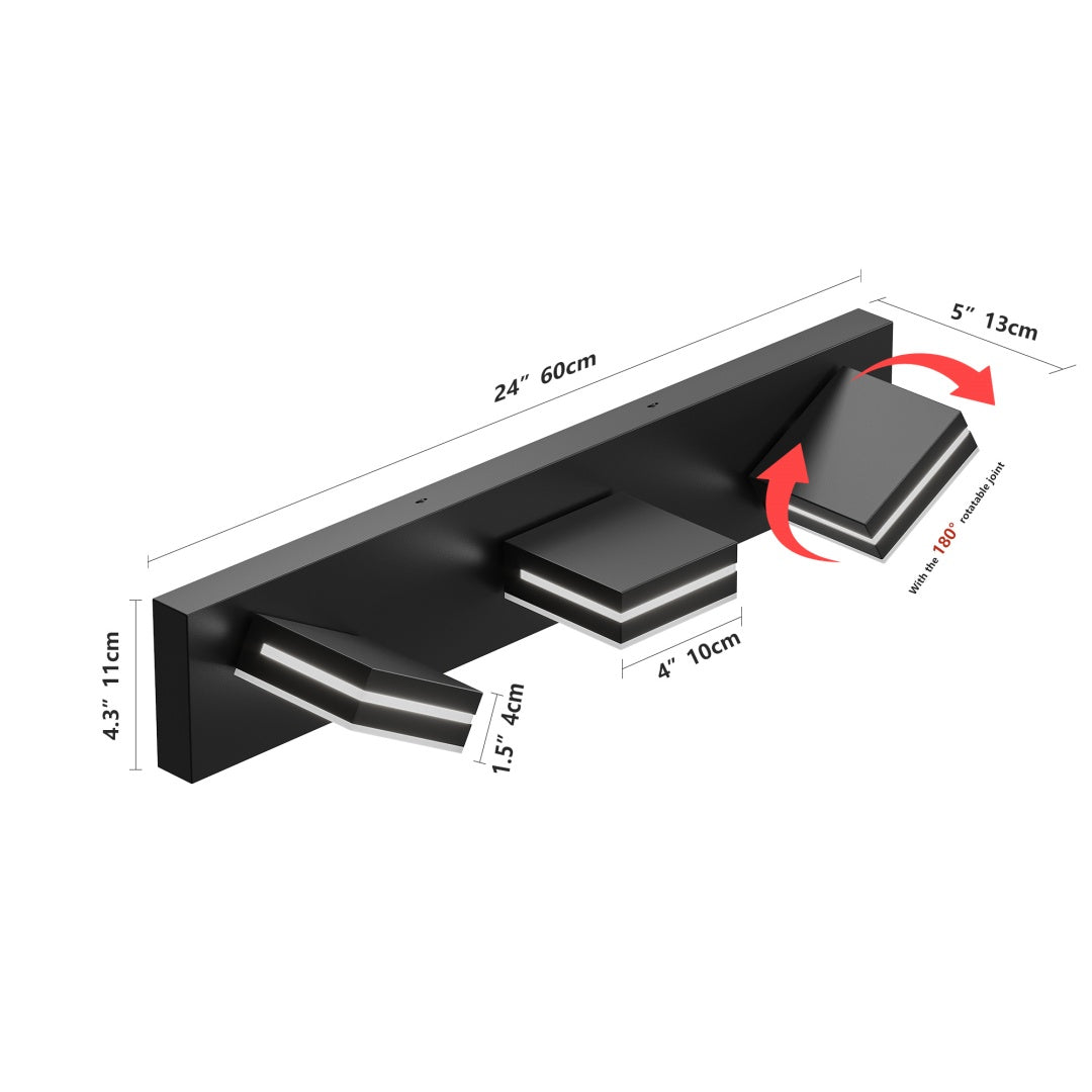 Modern Chrome LED Vanity Light