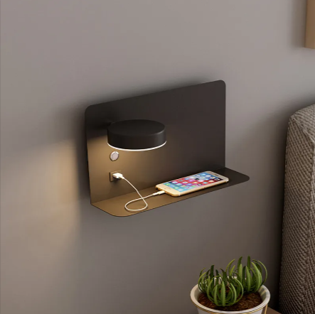 USB Charging Bedside Lamp | Minimalist Design
