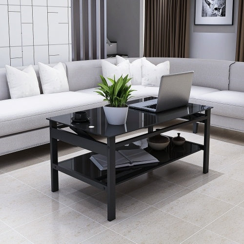 Glass Coffee Table | Lift Top Design