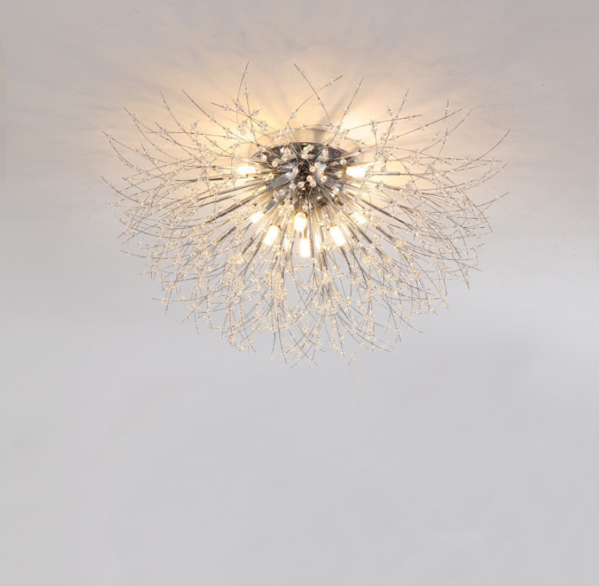 Modern LED Ceiling Light | Crystal Design