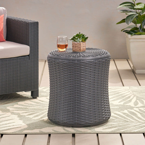 Modern Dark Gray Coffee Table | 2-Layer Design
