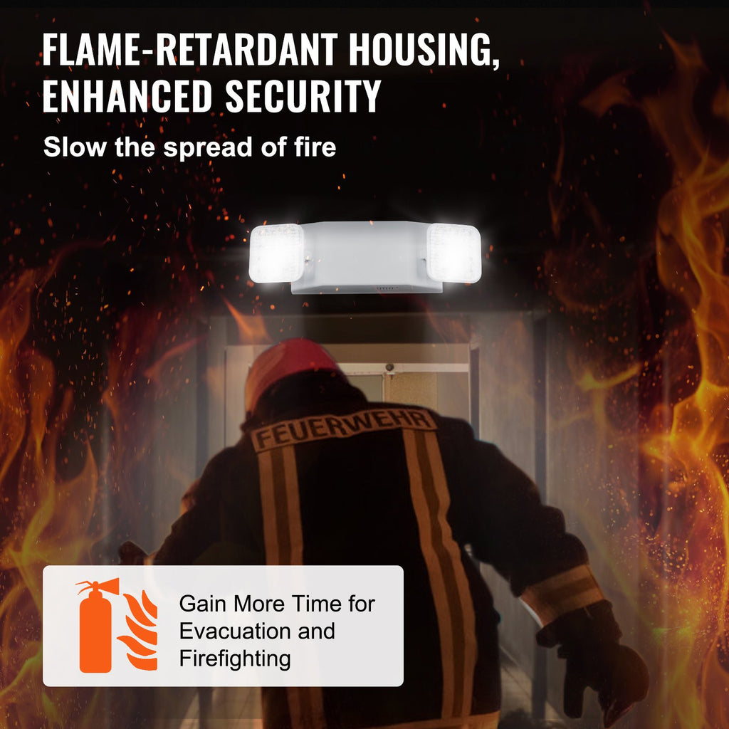 6 Pack Commercial Emergency Light