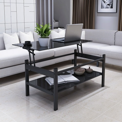 Glass Coffee Table | Lift Top Design