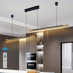 75-inch Modern Black And Gold LED Pendant Light