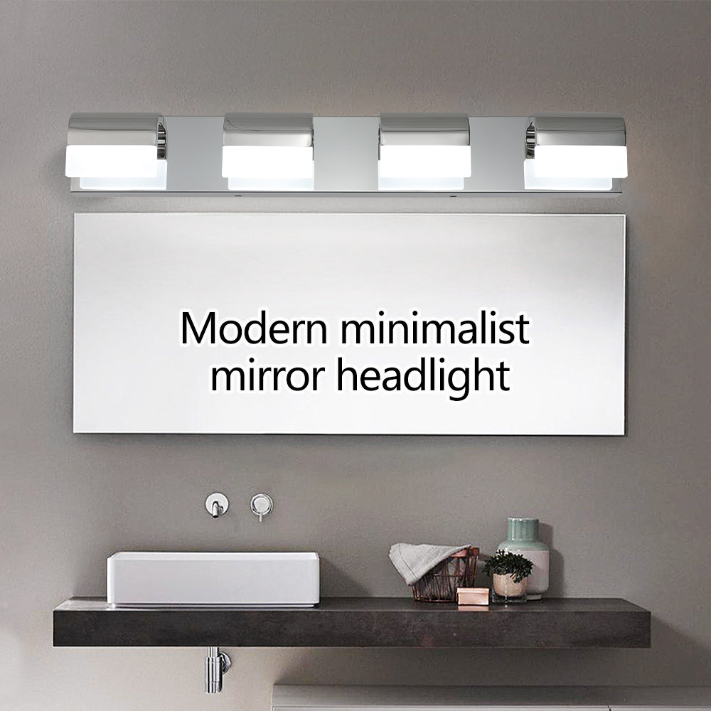 Modern Bathroom Vanity Lighting 4-Light LED Vanity Lights Over Mirror