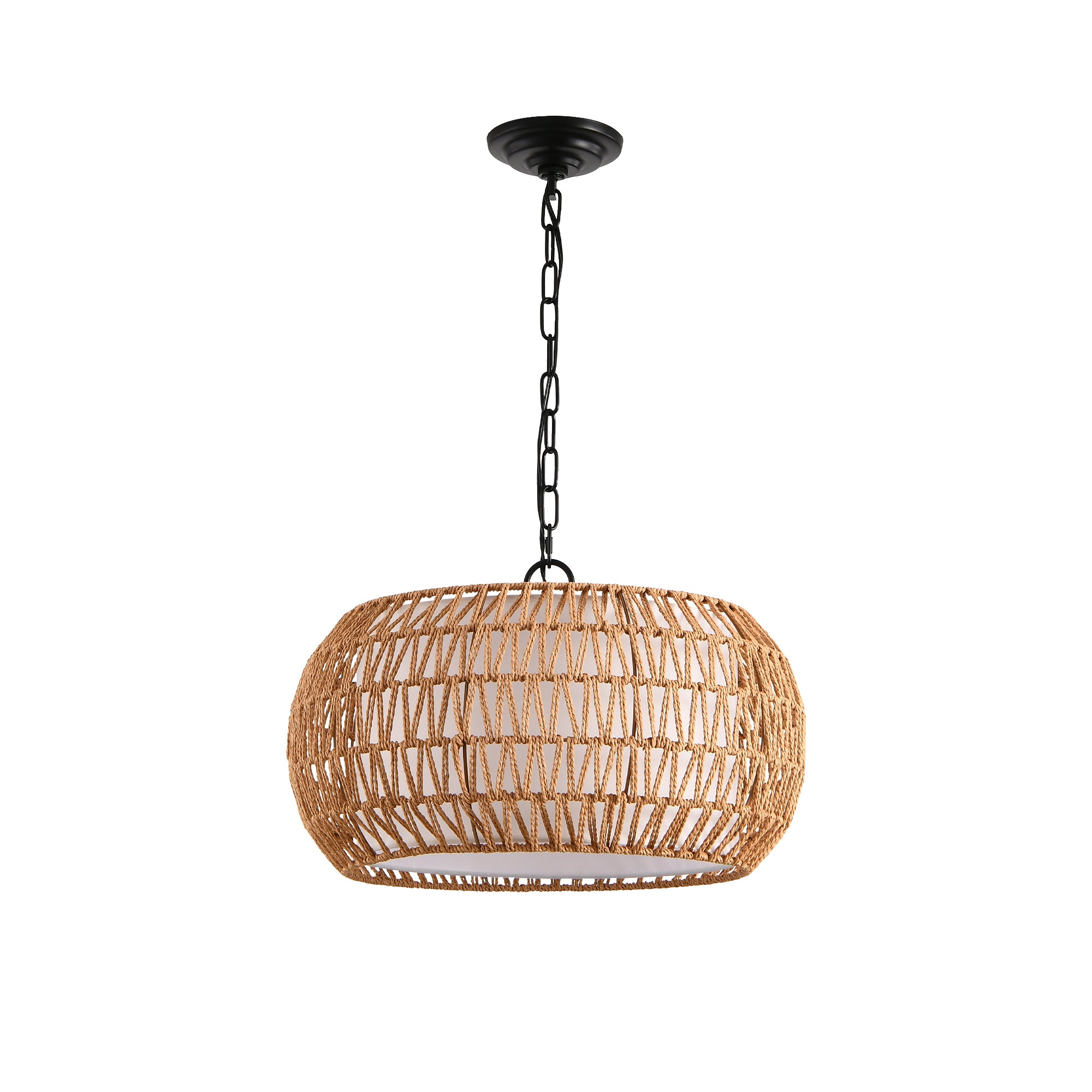 18inch Farmhouse Pendant Light With Adjustable Height