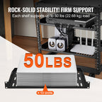 VEVOR 2PCS 1U Server Rack Shelf Depth Vented Rack Mount Shelf Tray