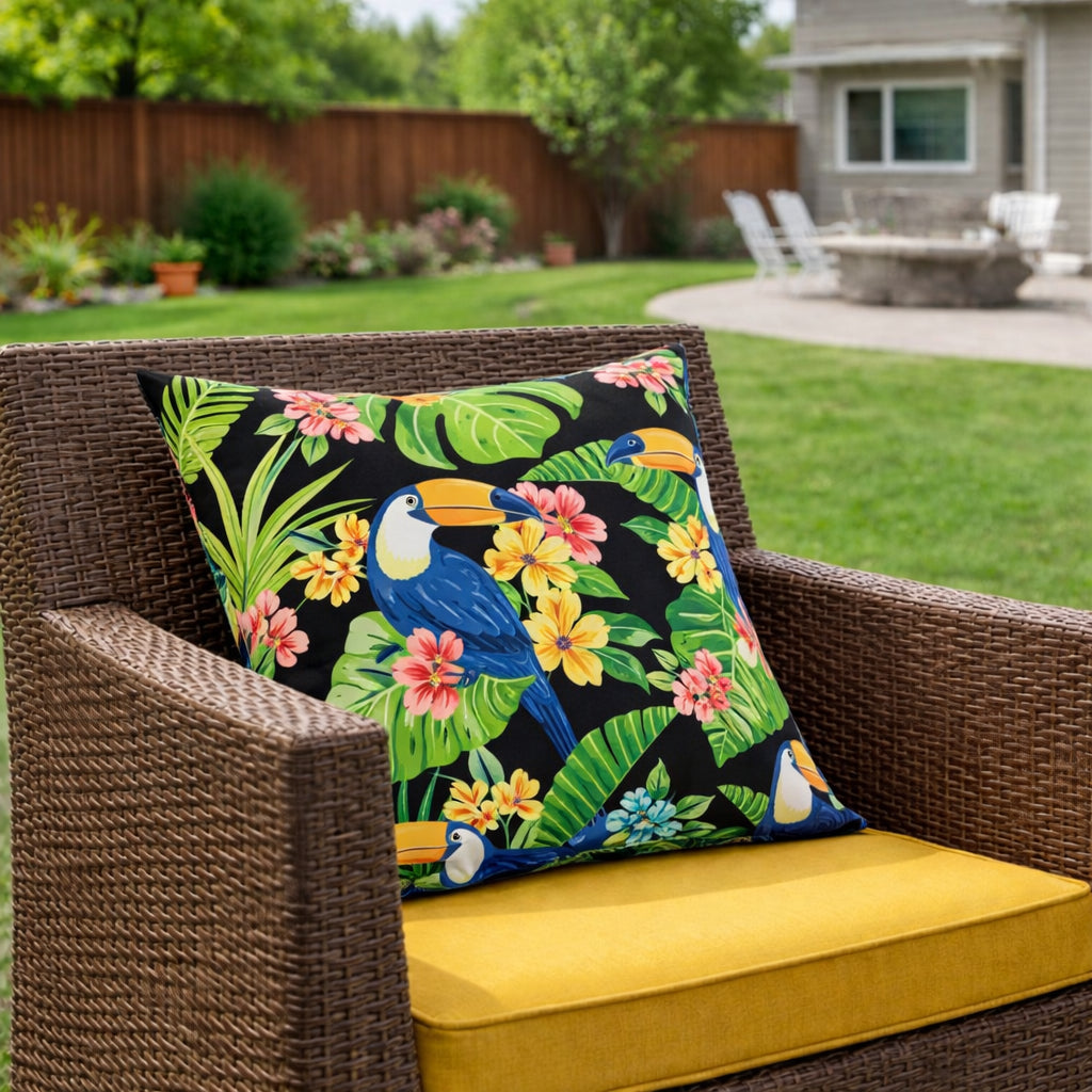 2 Pack Outdoor Throw Pillows