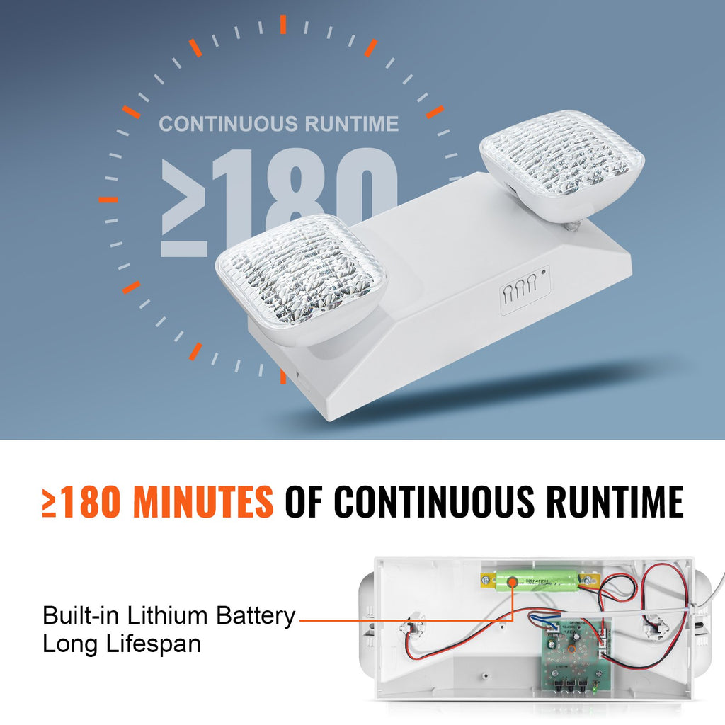6 Pack Commercial Emergency Light