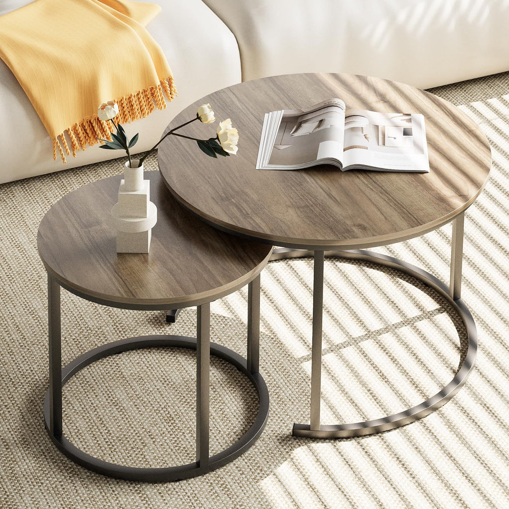Nesting Coffee Tables  | Two-Piece Set